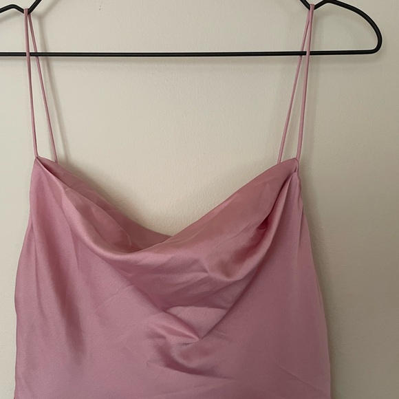 NWT Free People x Fame and Partners Rosabel Maxi Dress in Pink Size 4 - Picture 6 of 9